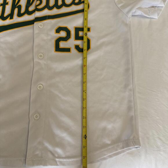 Mark Mcgwire Oakland A's Pepsi Jersey L World Series Battle Of The Bay 25 Nice ! - Picture 4 of 14
